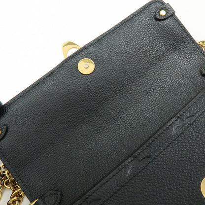 Louis Vuitton Vavin Chain Monogram Empreinte Leather, Black, Leather, Crossbody Bag