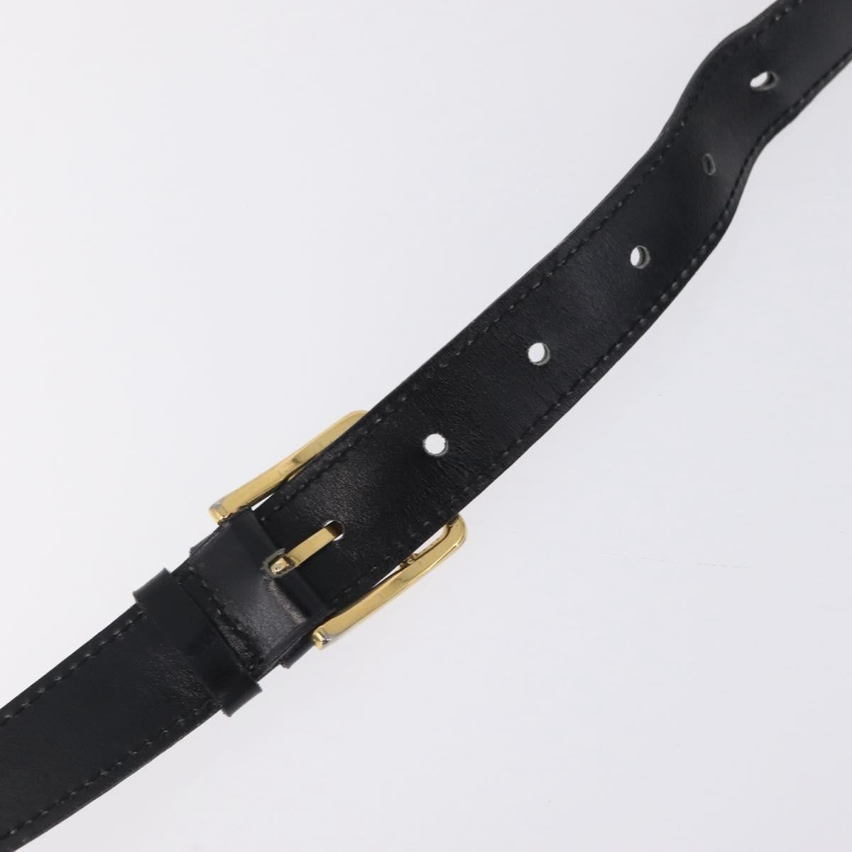 Celine Shoulder Leather, Black, Leather, Shoulder Bag