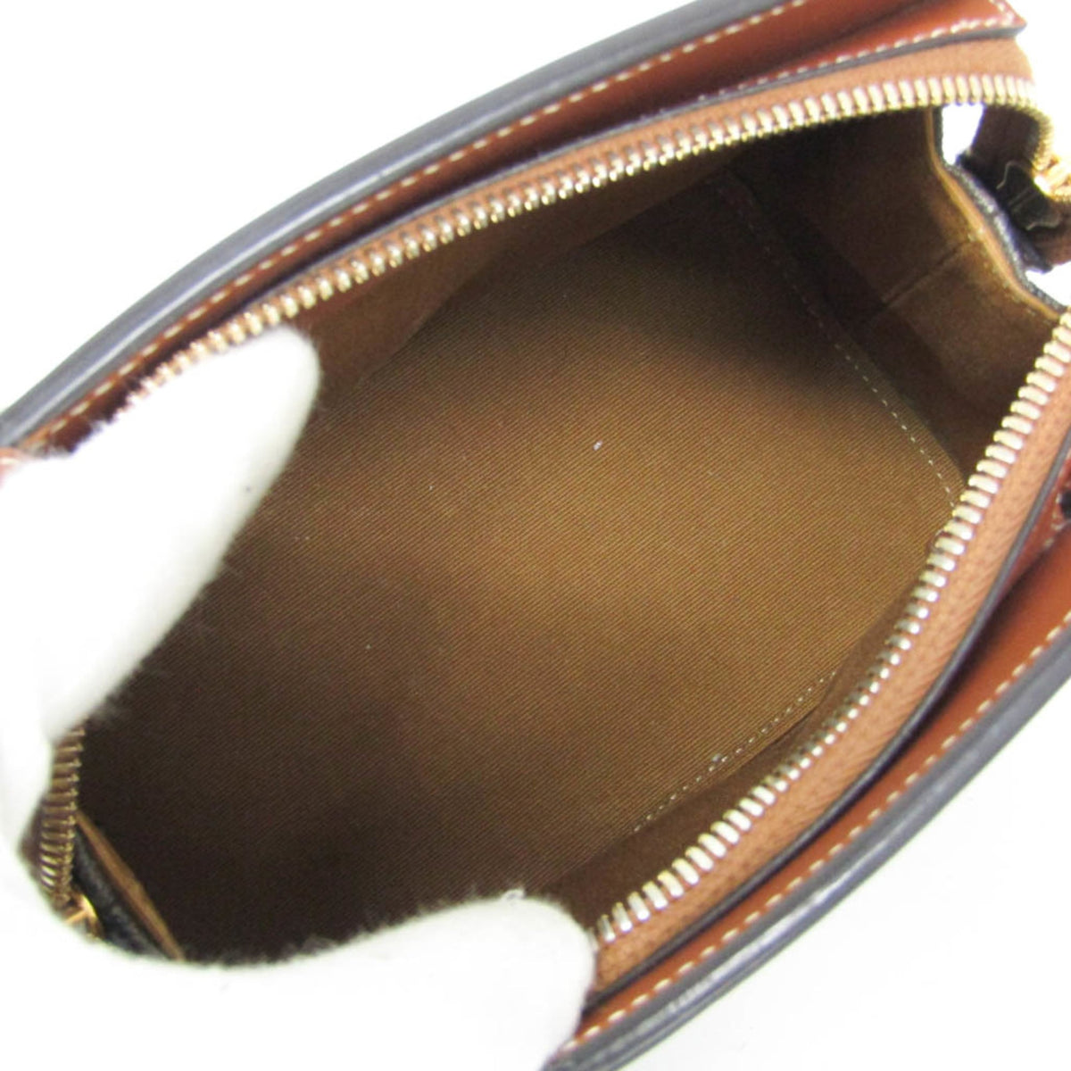 Celine Teen Cabas De France Triomphe Coated Canvas, Brown, Canvas, Handbag