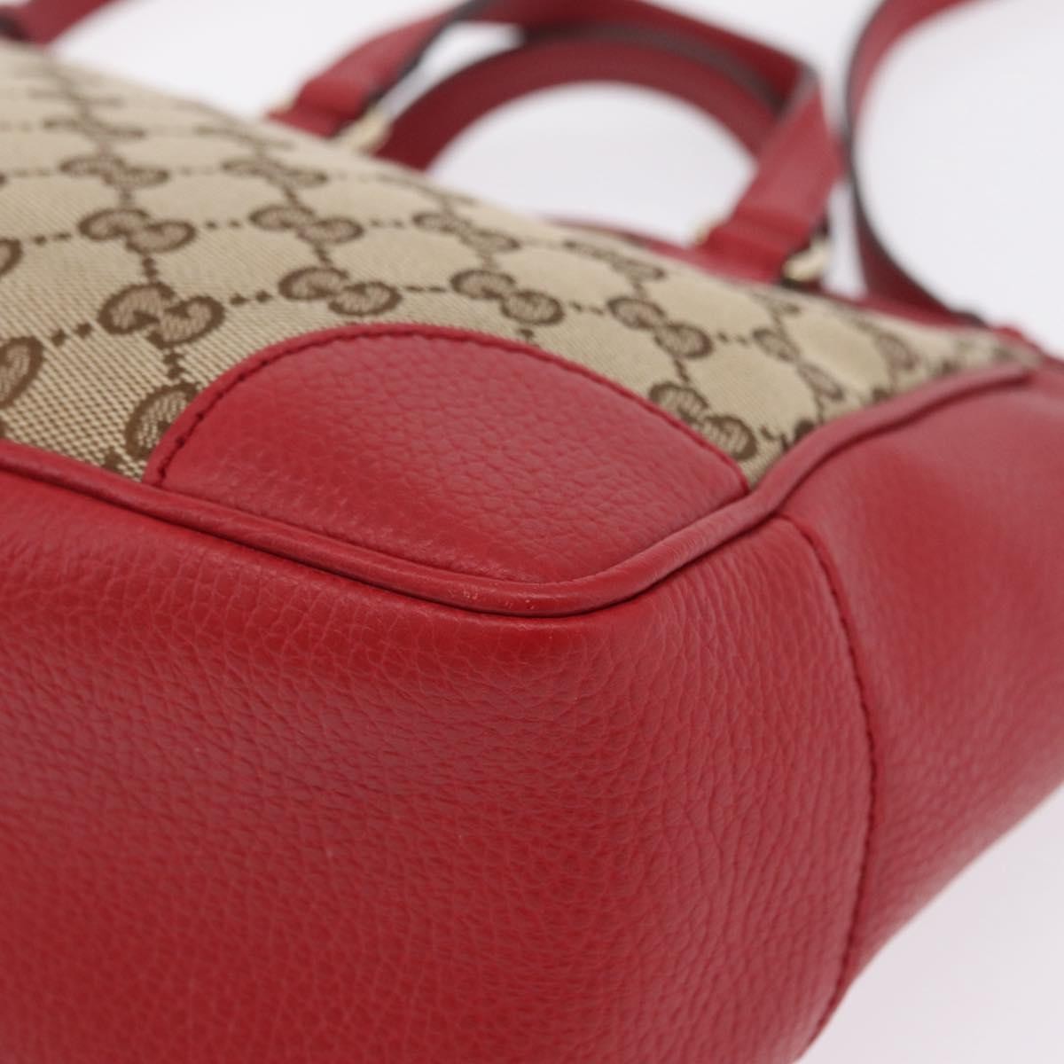 Gucci Bree Convertible GG Canvas with Leather, Beige, Canvas, Tote Bag