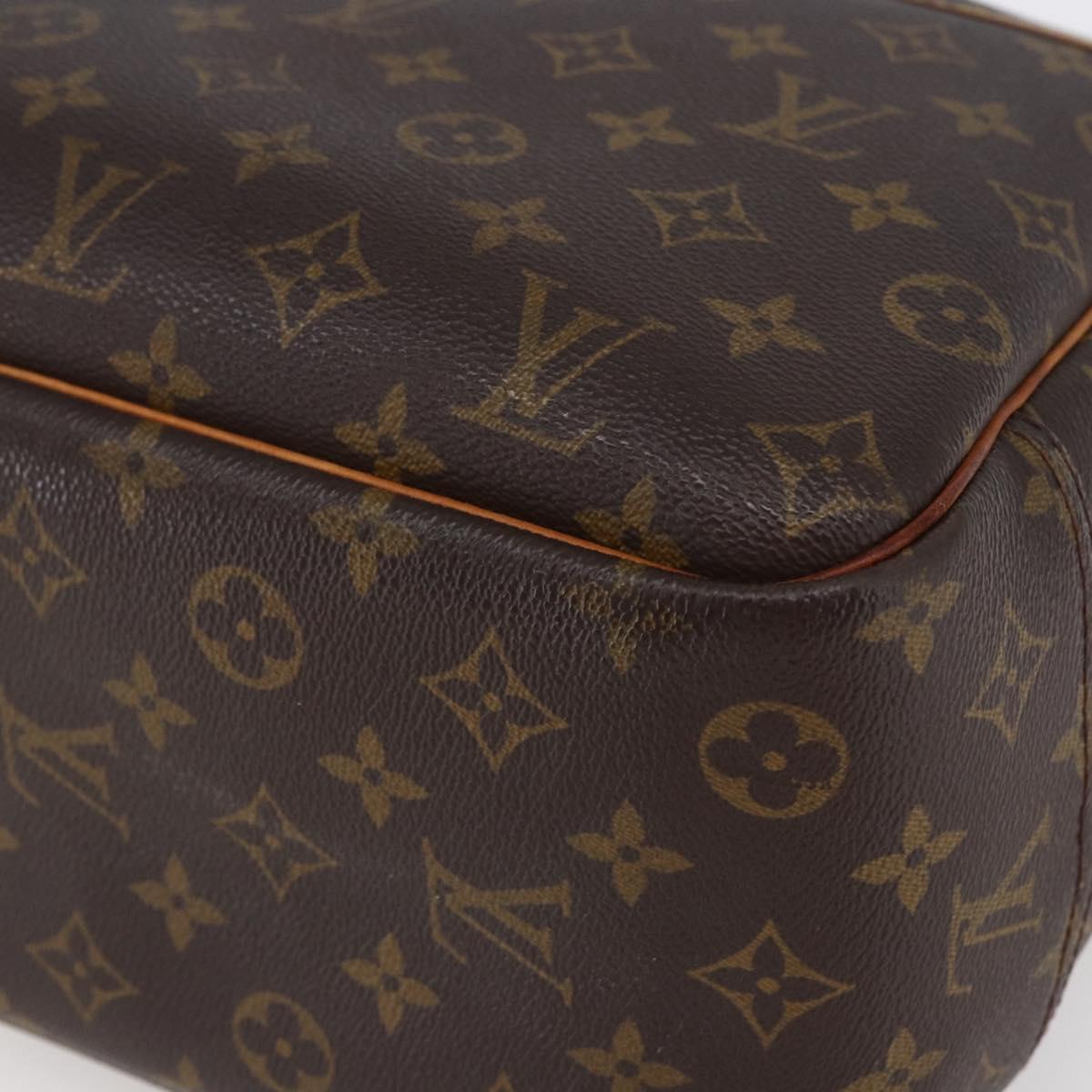 Louis Vuitton Deauville Handbag Monogram Canvas, BROWN, CANVAS, Handbag