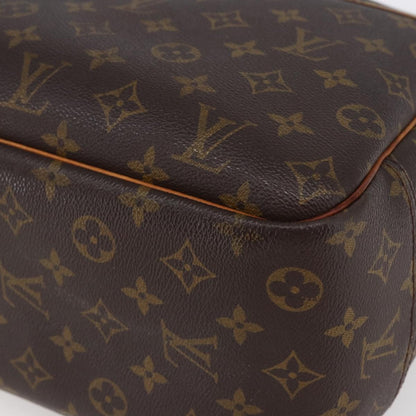 Louis Vuitton Deauville Handbag Monogram Canvas, BROWN, CANVAS, Handbag