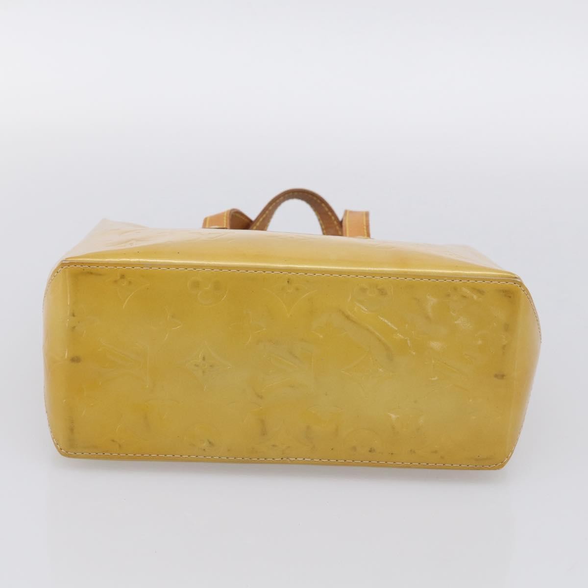 Louis Vuitton Reade Monogram Vernis, Beige, Patent Leather, Handbag