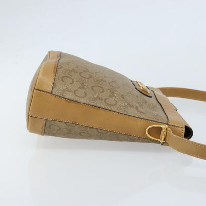 Celine C Sulky Canvas and Leather, Beige, Canvas, Shoulder Bag
