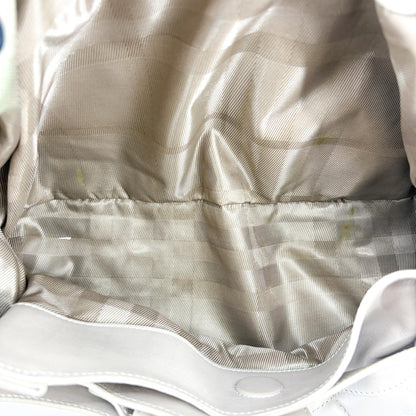 Burberry Enmore Quilted Leather, Beige, Leather, Shoulder Bag