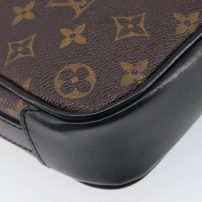 Louis Vuitton Bass Messenger Macassar Monogram Canvas, Brown, Canvas, Handbag