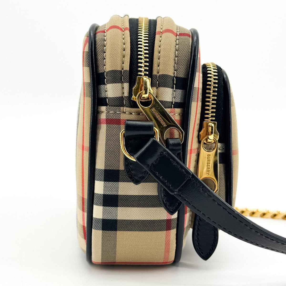 Burberry Camera Horseferry Print Coated Canvas, Multicolour, Canvas, Handbag