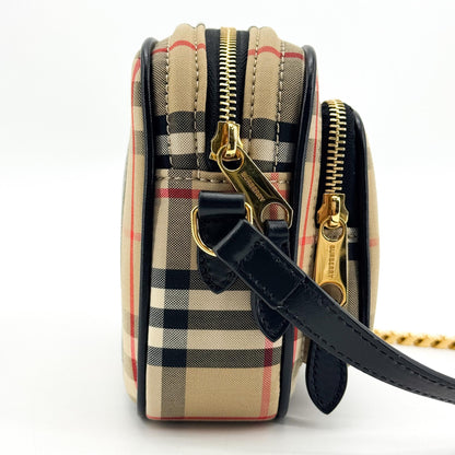 Burberry Camera Horseferry Print Coated Canvas, Multicolour, Canvas, Handbag
