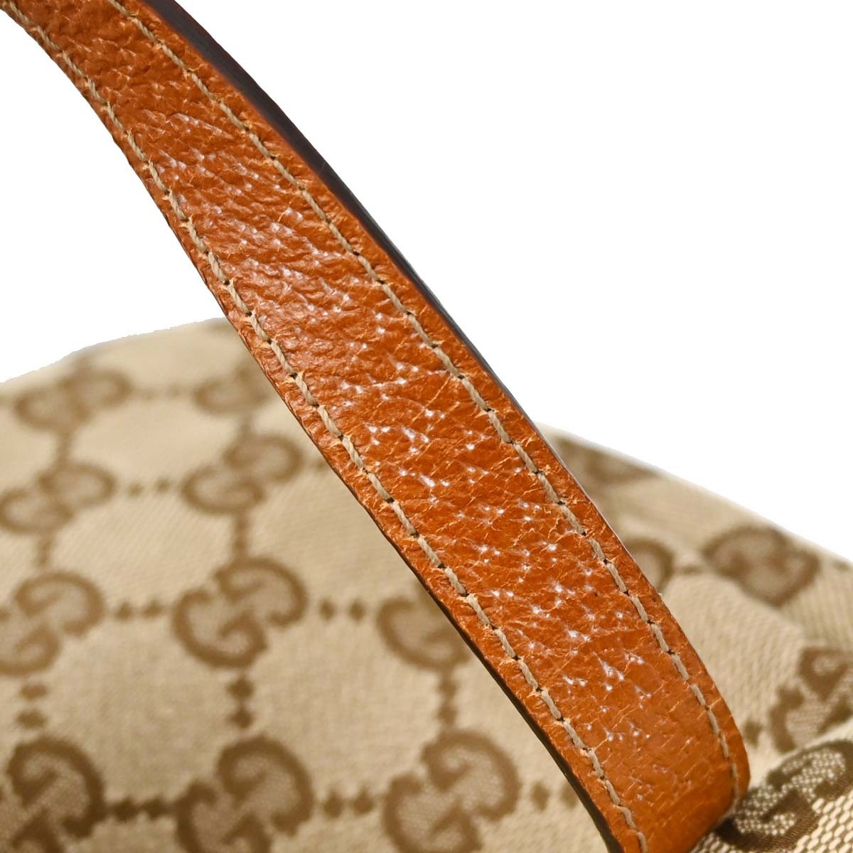 Gucci Zip Around Bowling GG Canvas, Beige, Canvas, Handbag