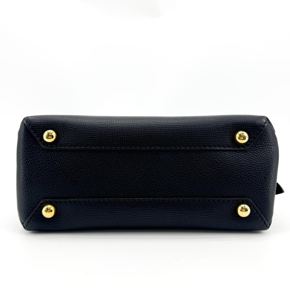 Burberry Camberley Top Handle Leather, Black, Leather, Handbag