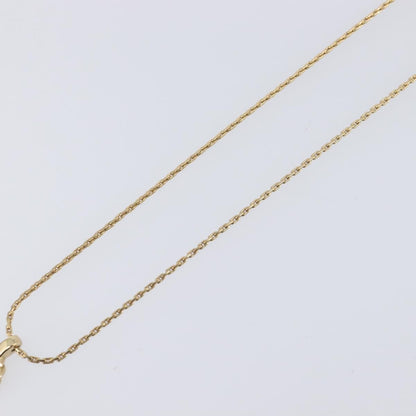 Christian Dior CD Pendant Metal, Gold, Metal, Necklace