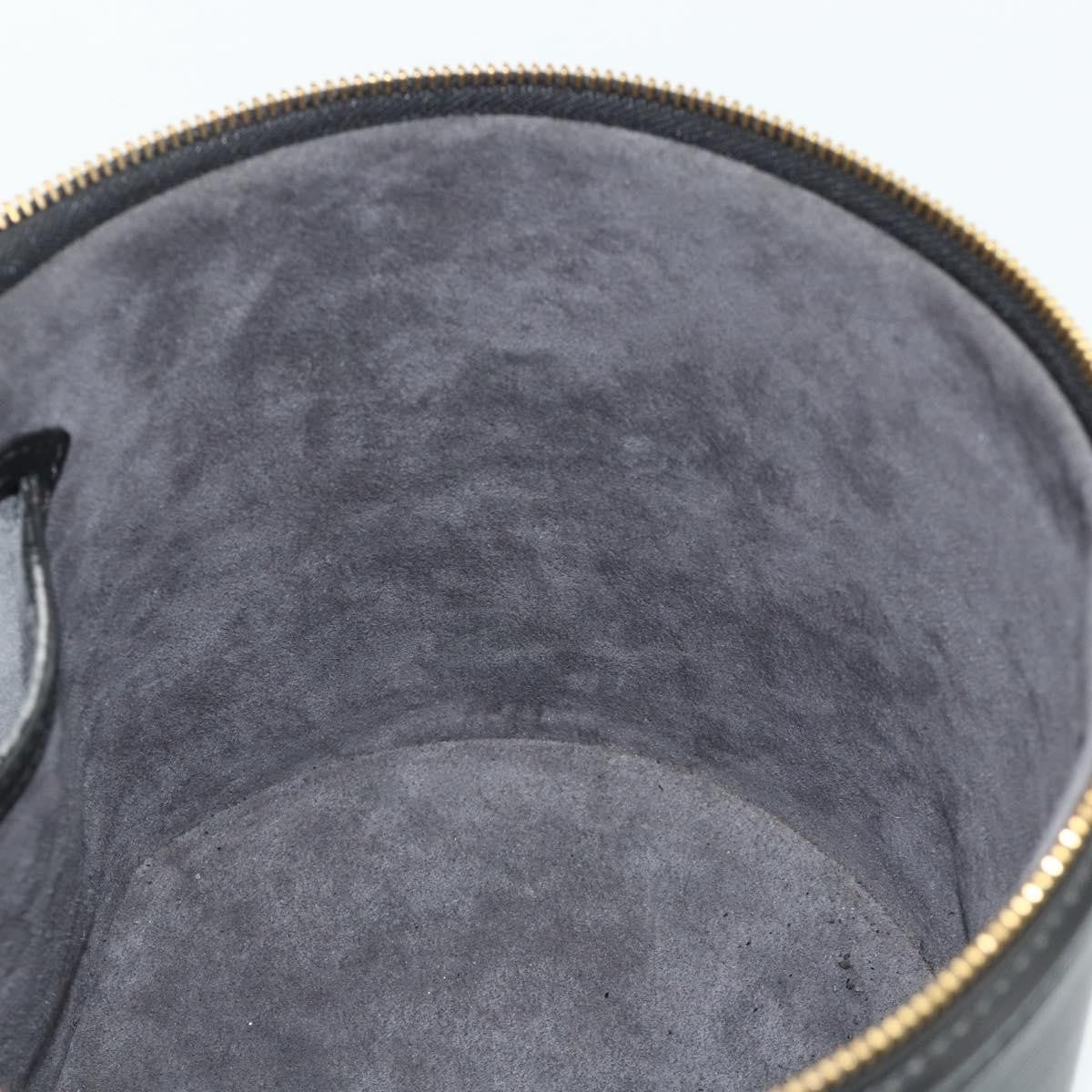 Louis Vuitton Cannes Epi Leather, Black, Leather, Handbag