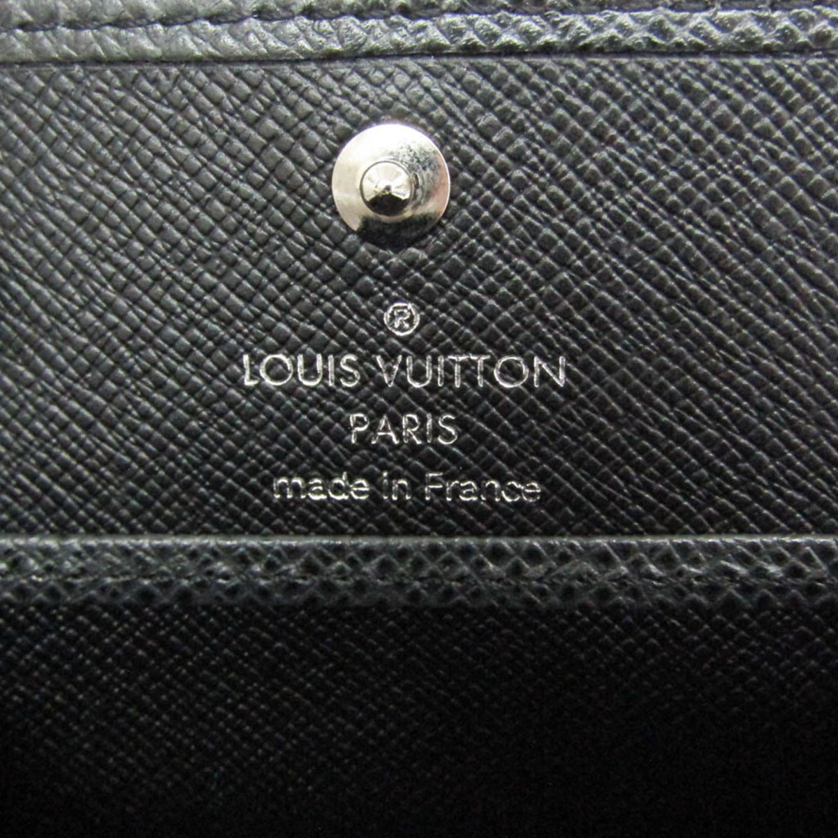 Louis Vuitton Porte Monnaie Boite Leather, Black, Leather, Wallet