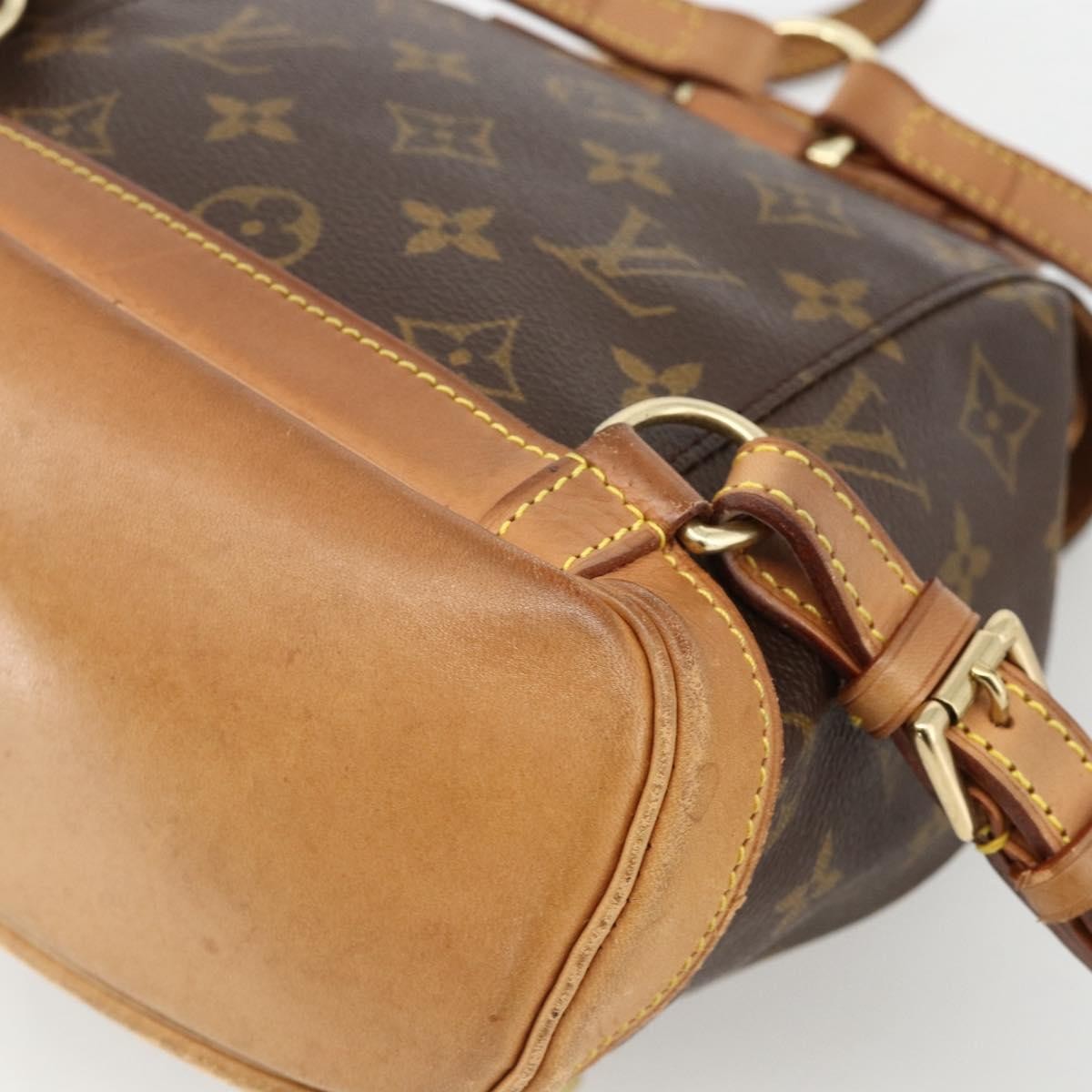 Louis Vuitton Vintage Montsouris Monogram Canvas, Brown, Canvas, Backpack