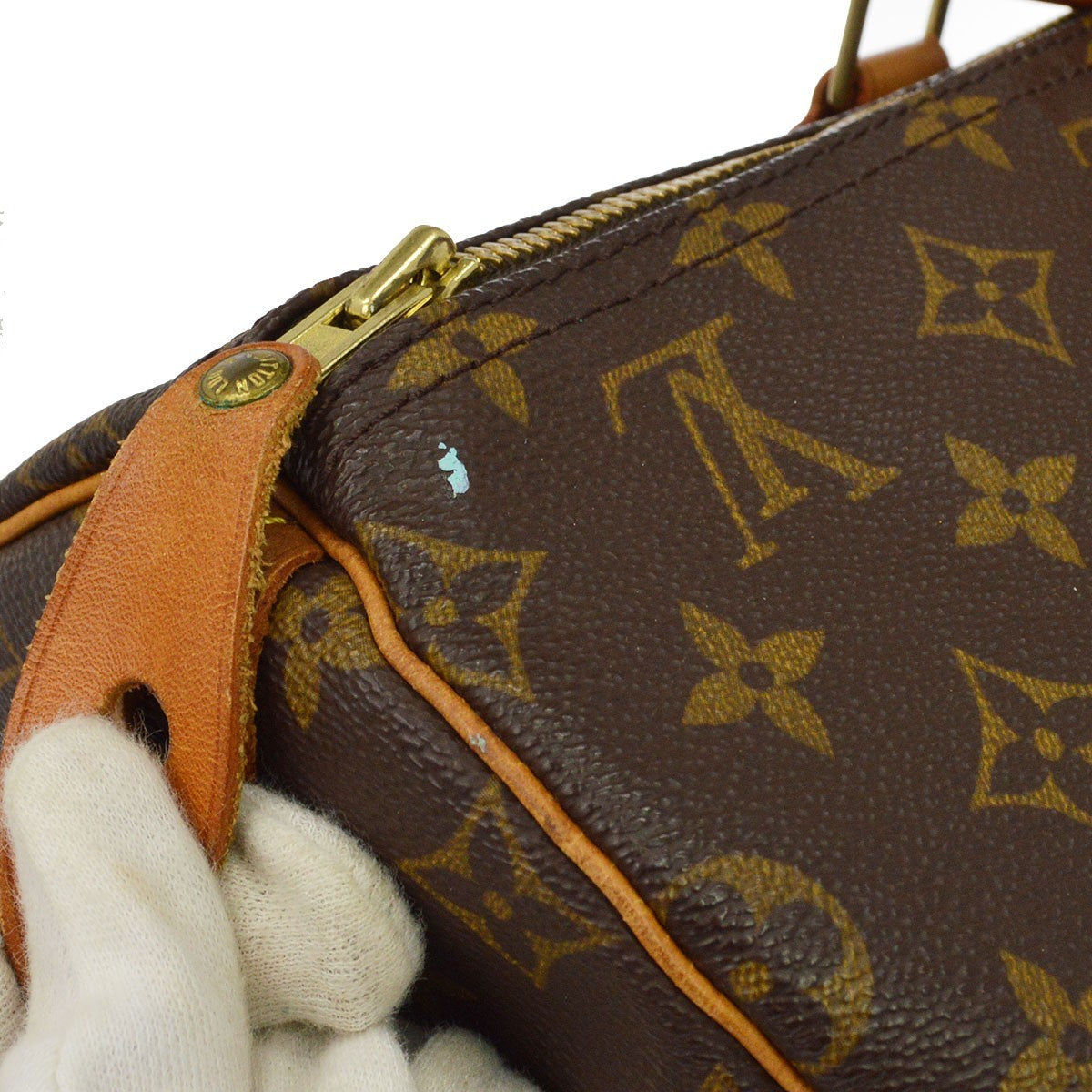 Louis Vuitton Speedy Monogram Canvas, Brown, Canvas, Handbag