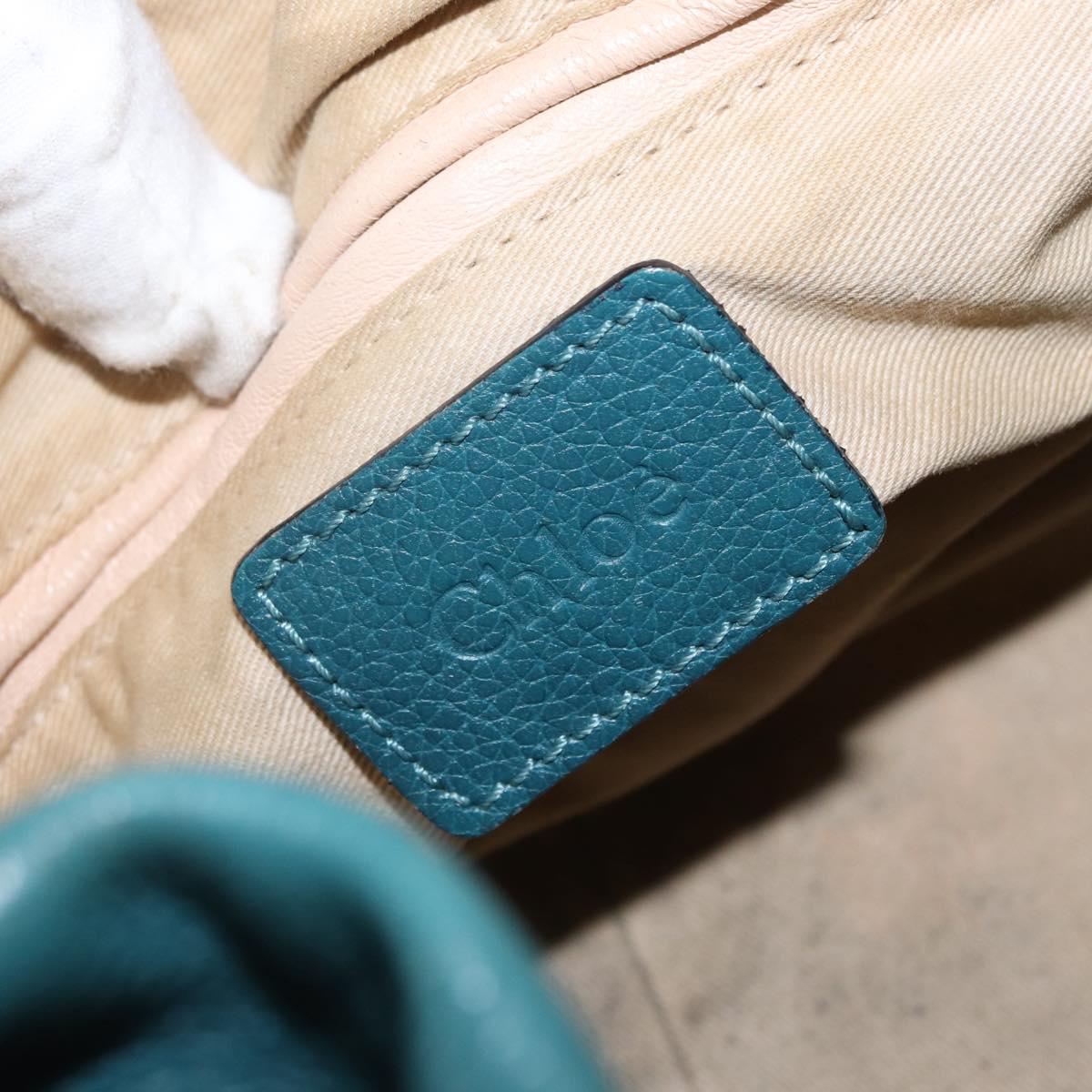 Chloe Paraty Top Handle Bag Leather, GREEN, LEATHER, Shoulder bag