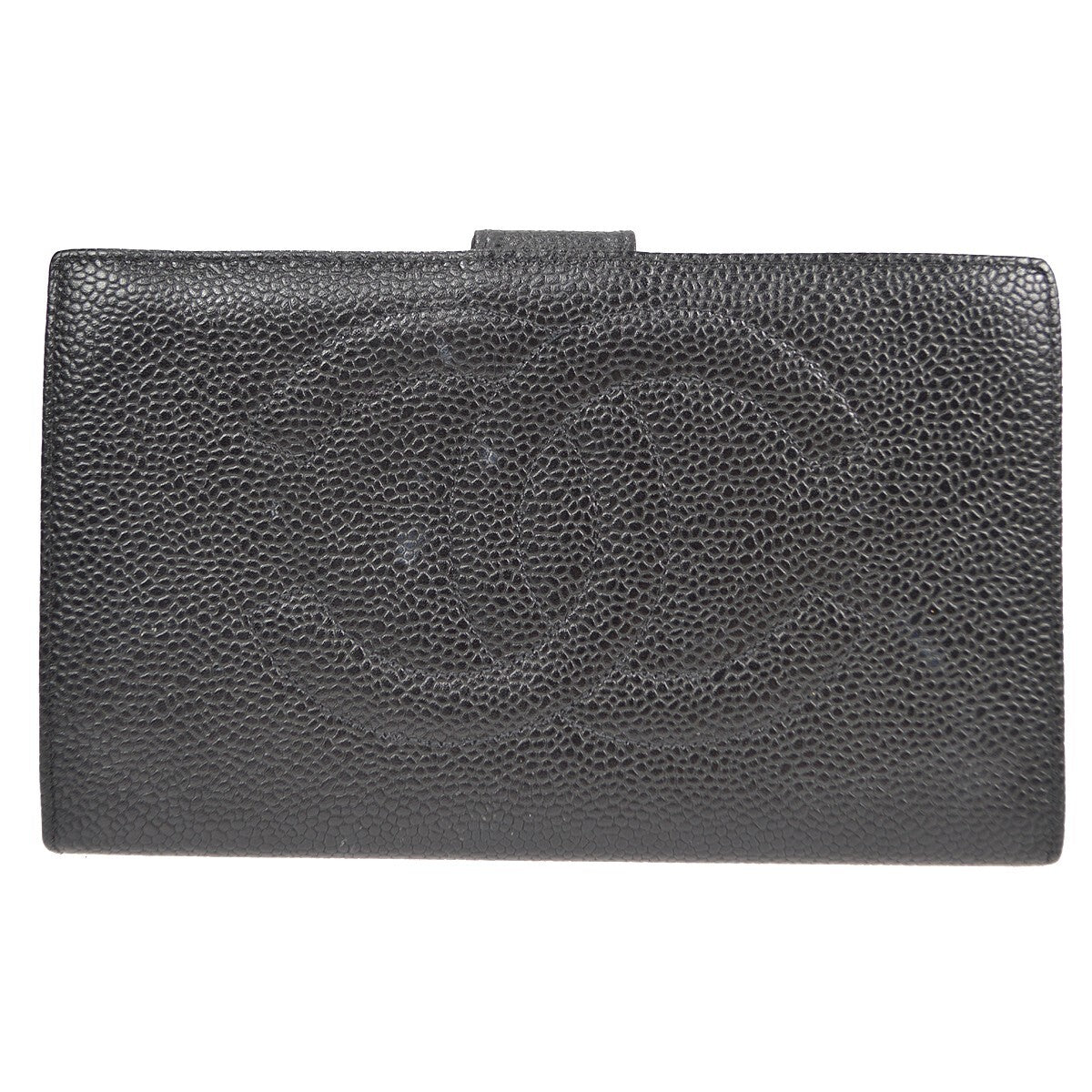 Chanel Timeless CC French Caviar, Black, Leather, Wallet
