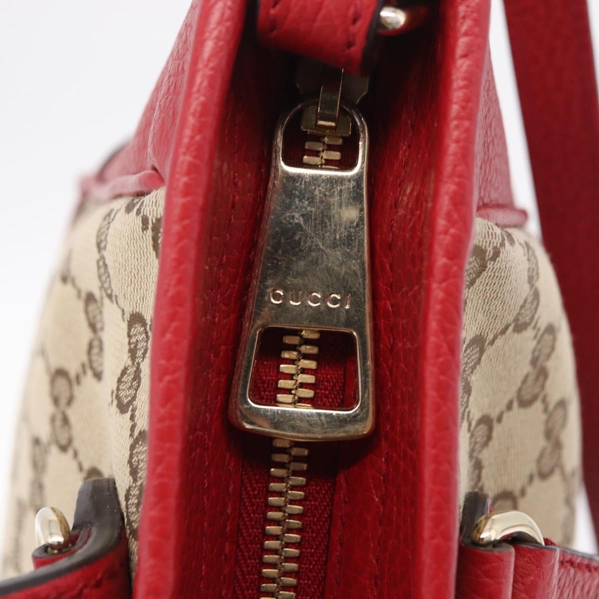 Gucci Bree Convertible GG Canvas with Leather, Beige, Canvas, Tote Bag