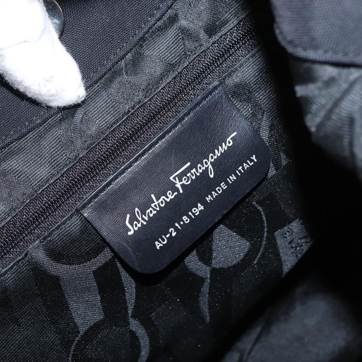 Salvatore Ferragamo Vala Nylon, Black, Nylon, Shoulder Bag