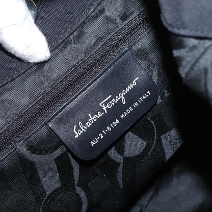 Salvatore Ferragamo Vala Nylon, Black, Nylon, Shoulder Bag