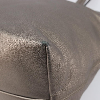 Salvatore Ferragamo Vala tote Leather, Silver, Leather, Tote Bag
