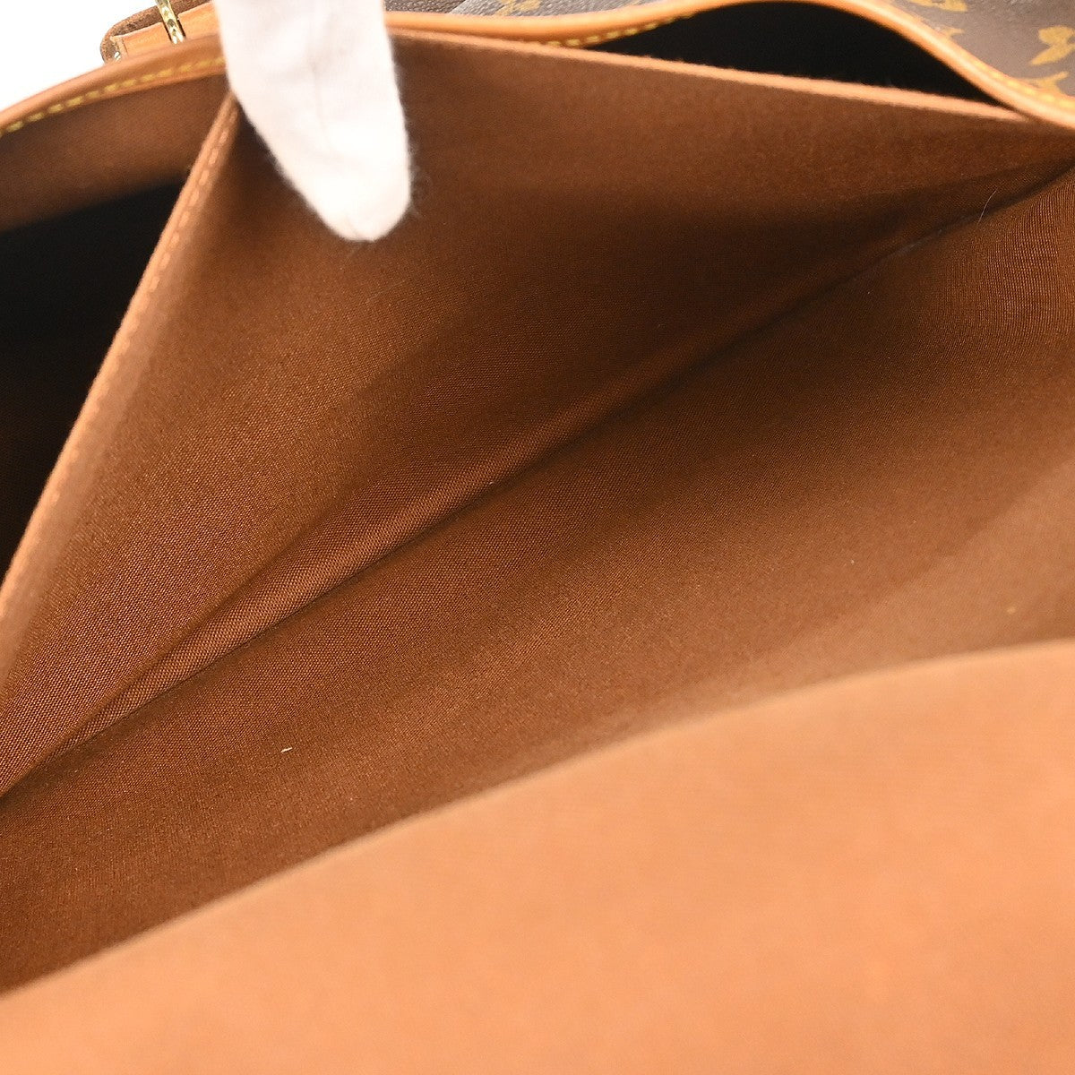 Louis Vuitton Saumur Monogram Canvas, Brown, Canvas, Shoulder Bag