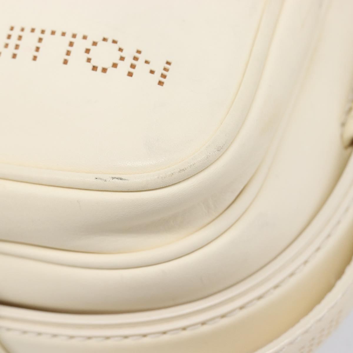 Louis Vuitton Bequia Trotter Messenger Nomade Leather, White, Leather, Shoulder Bag