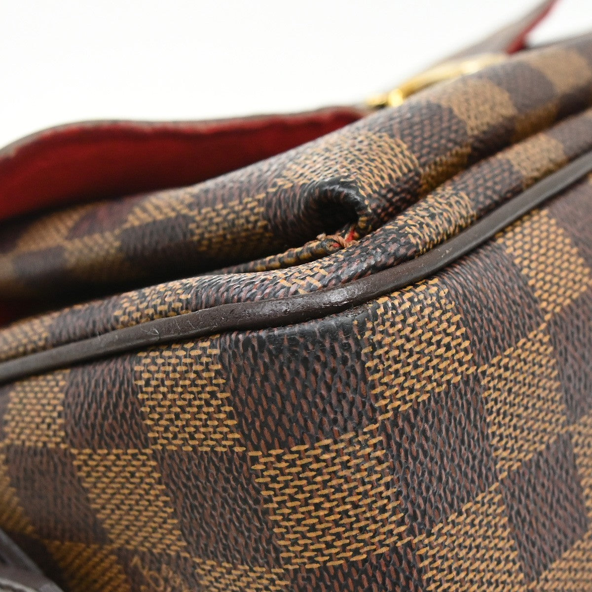 Louis Vuitton Ravello Damier Ebene, Brown, Canvas, Shoulder Bag