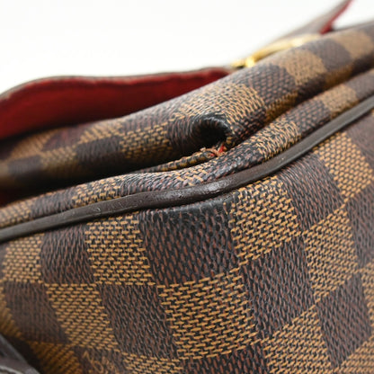 Louis Vuitton Ravello Damier Ebene, Brown, Canvas, Shoulder Bag
