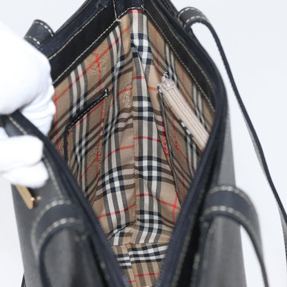 Burberry Vintage Leather, Black, Leather, Tote Bag