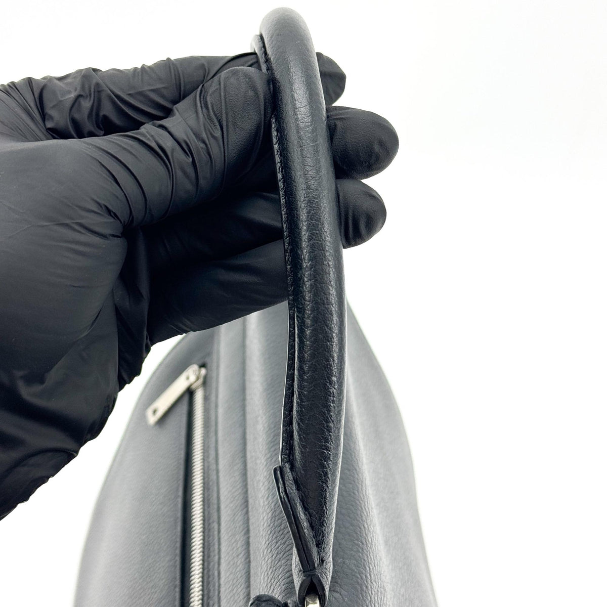 Celine Trapeze Leather, Black, Leather, Handbag
