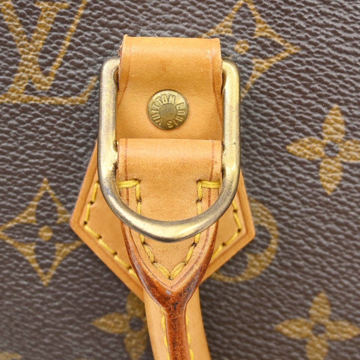 Louis Vuitton Alma Monogram Canvas, Brown, Canvas, Handbag