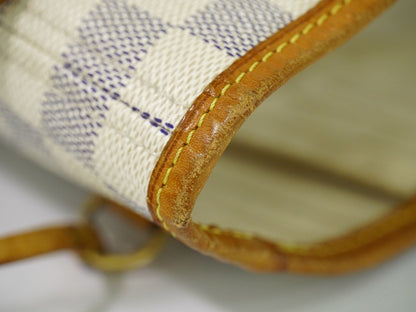Louis Vuitton Neverfull Damier, White, Canvas, Tote Bag