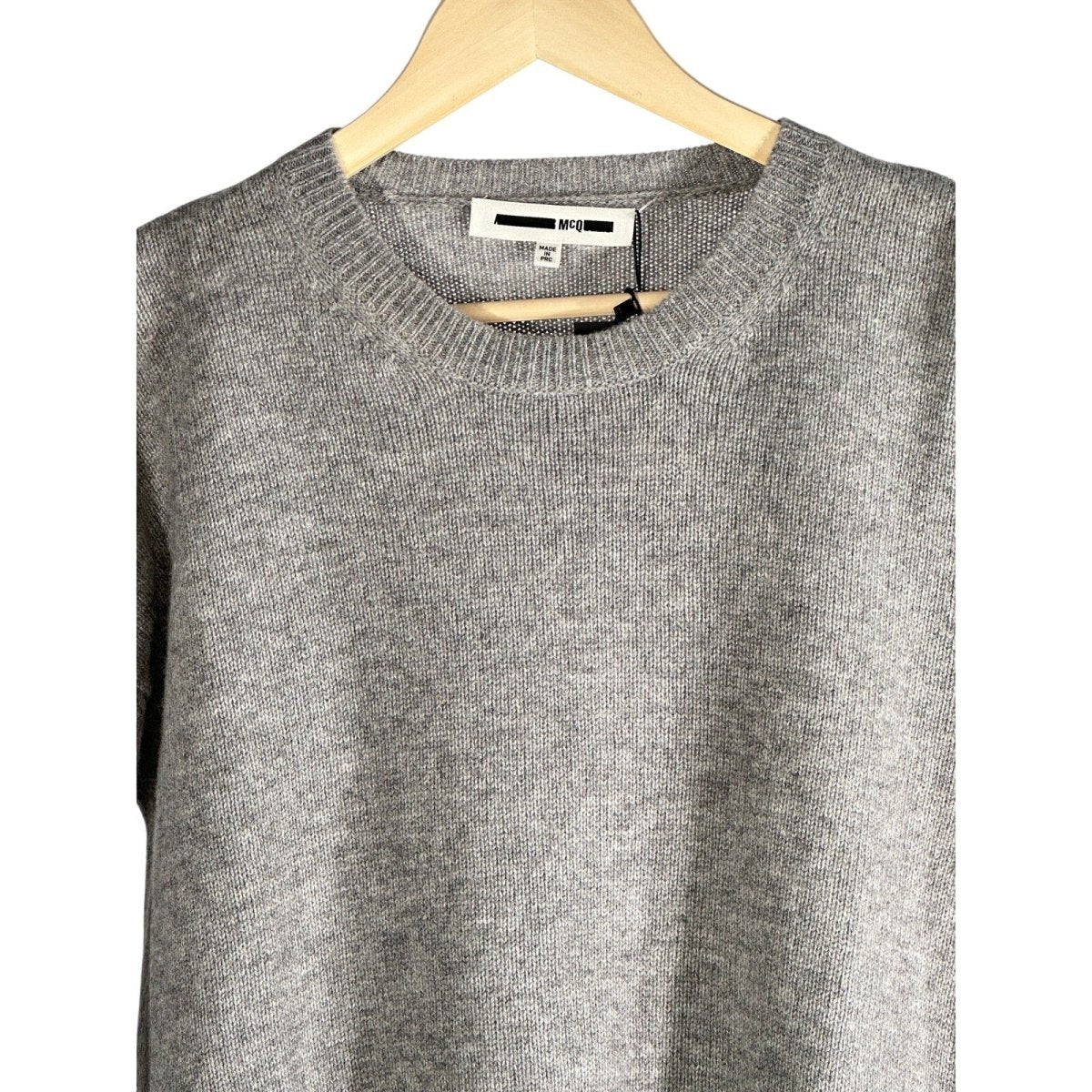 ALEXANDER MCQUEEN Cold Shoulder Wool Sweater - Brandsamsara