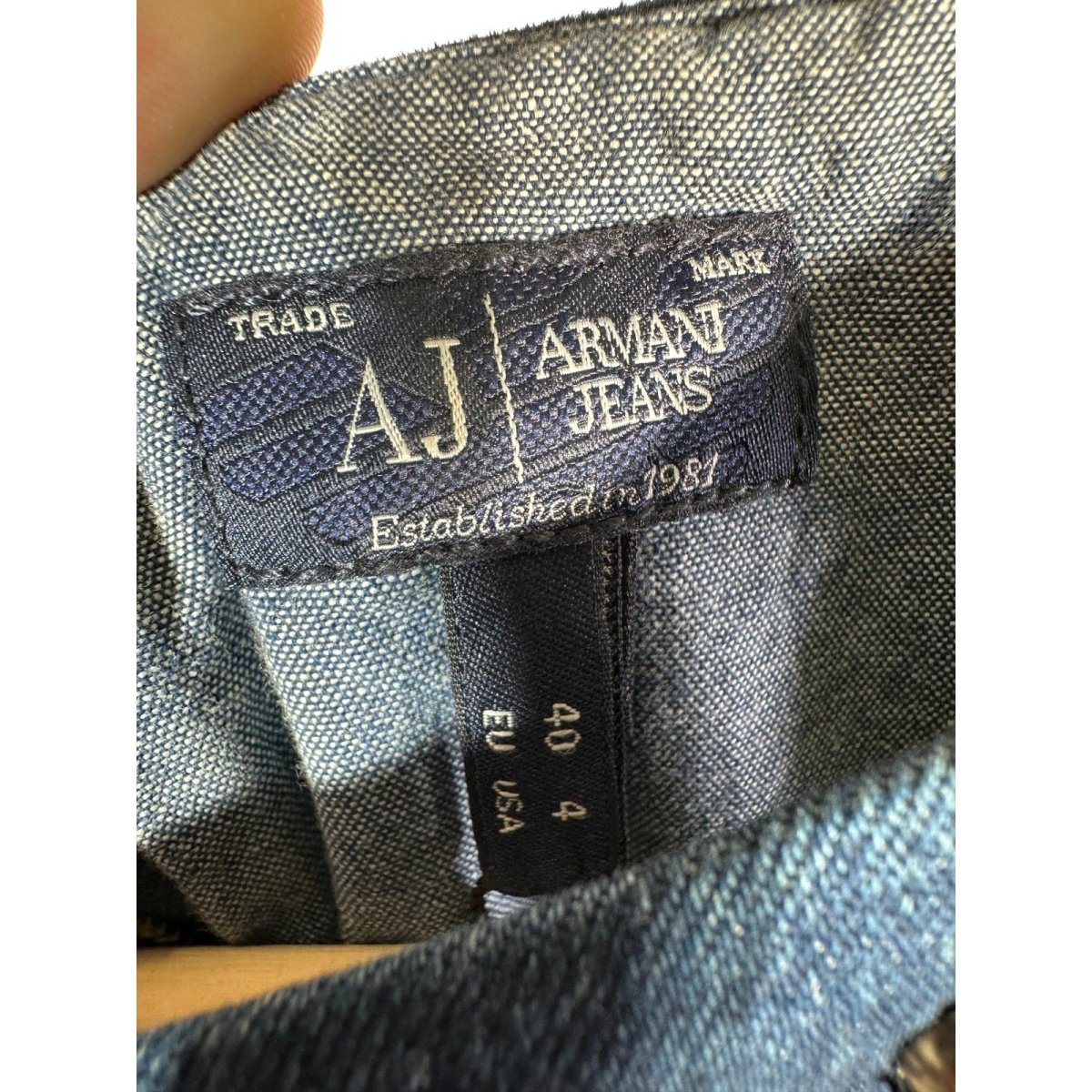 Armani Jeans Denim Dress - Brandsamsara