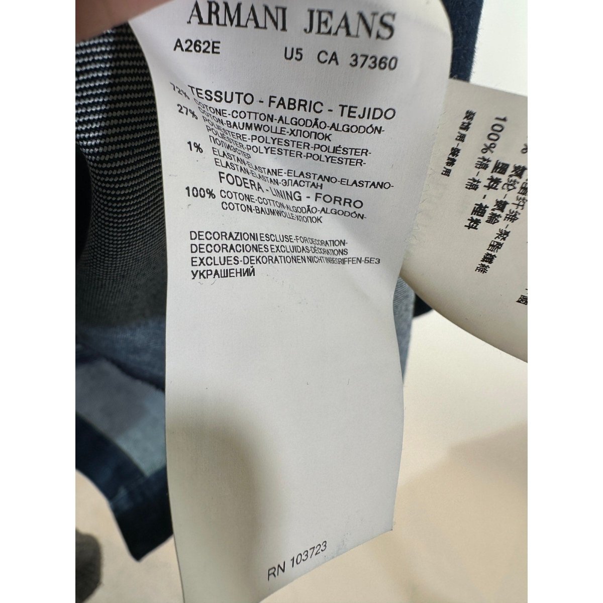 Armani Jeans Denim Dress - Brandsamsara