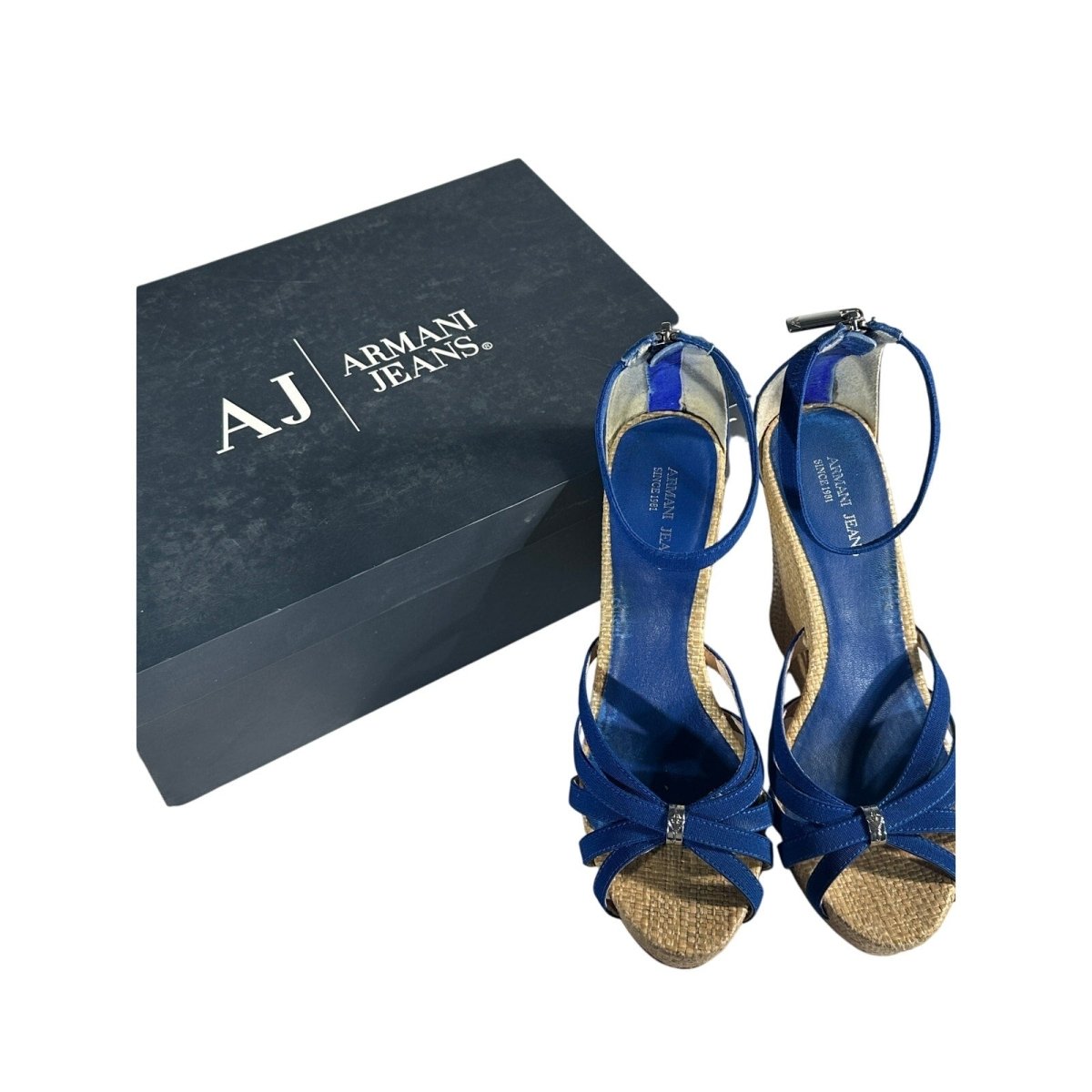 Armani Jeans Platform Wedges - Brandsamsara