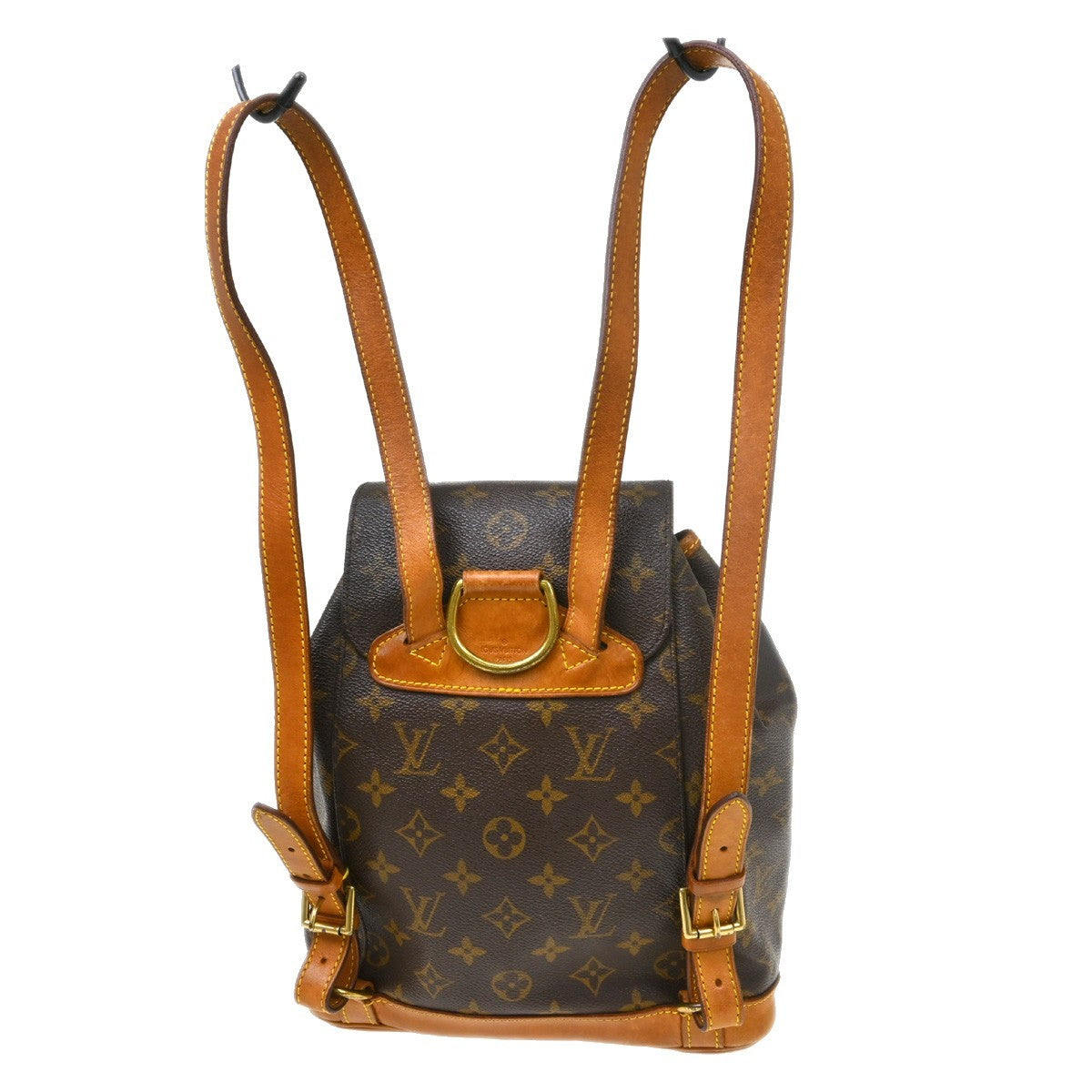 Louis Vuitton Vintage Montsouris Monogram Canvas, Brown, Canvas, Backpack