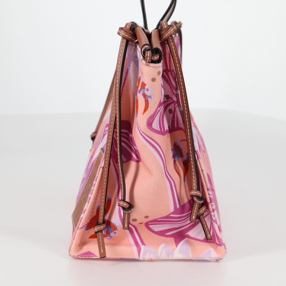 Loewe Paula's Ibiza Cushion Printed Canvas, Pink, Canvas, Tote Bag