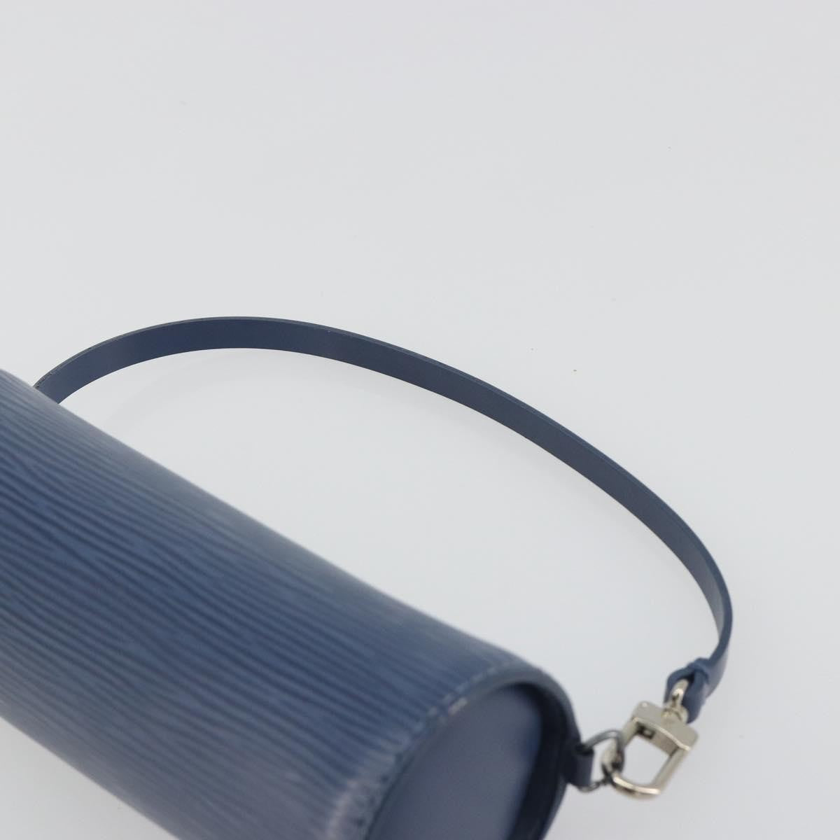 Louis Vuitton Soufflot Pochette Epi Leather, Blue, Leather, Clutch