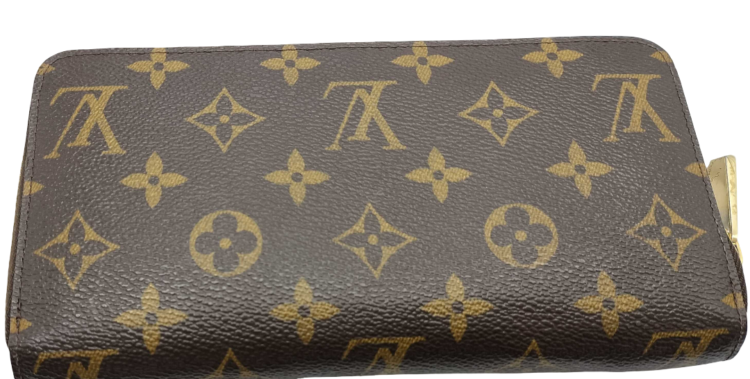 Louis Vuitton Zippy Monogram Canvas, Brown, Canvas, Wallet