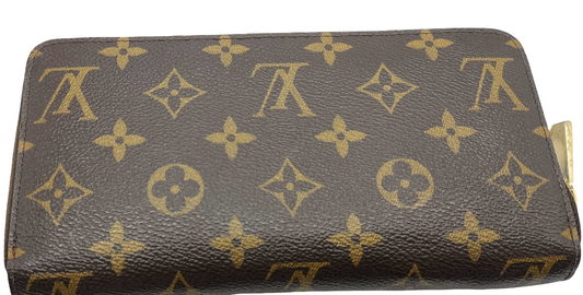 Louis Vuitton Zippy Monogram Canvas, Brown, Canvas, Wallet