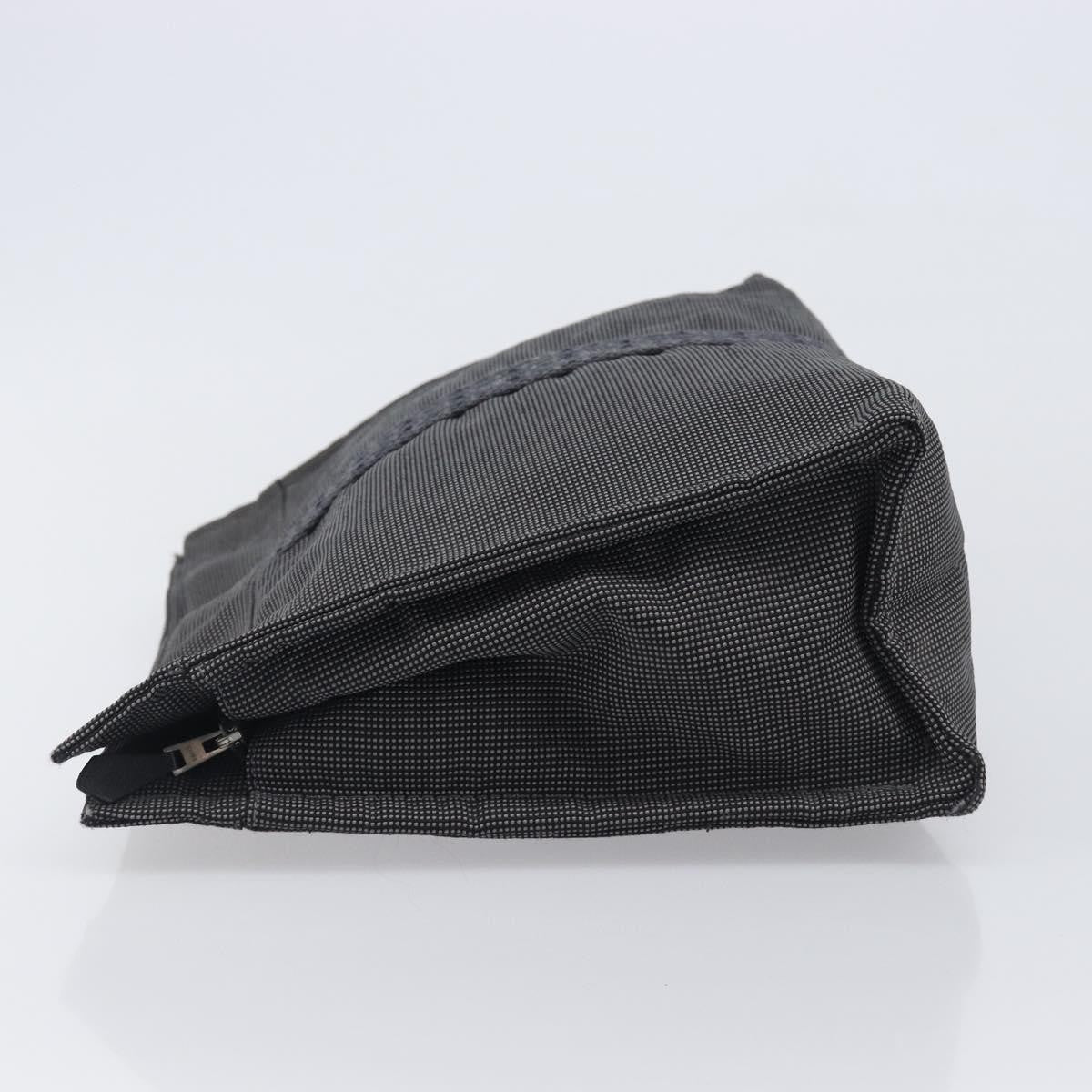 Hermes Herline Cosmetic Canvas, Gray, Canvas, Toiletry Case