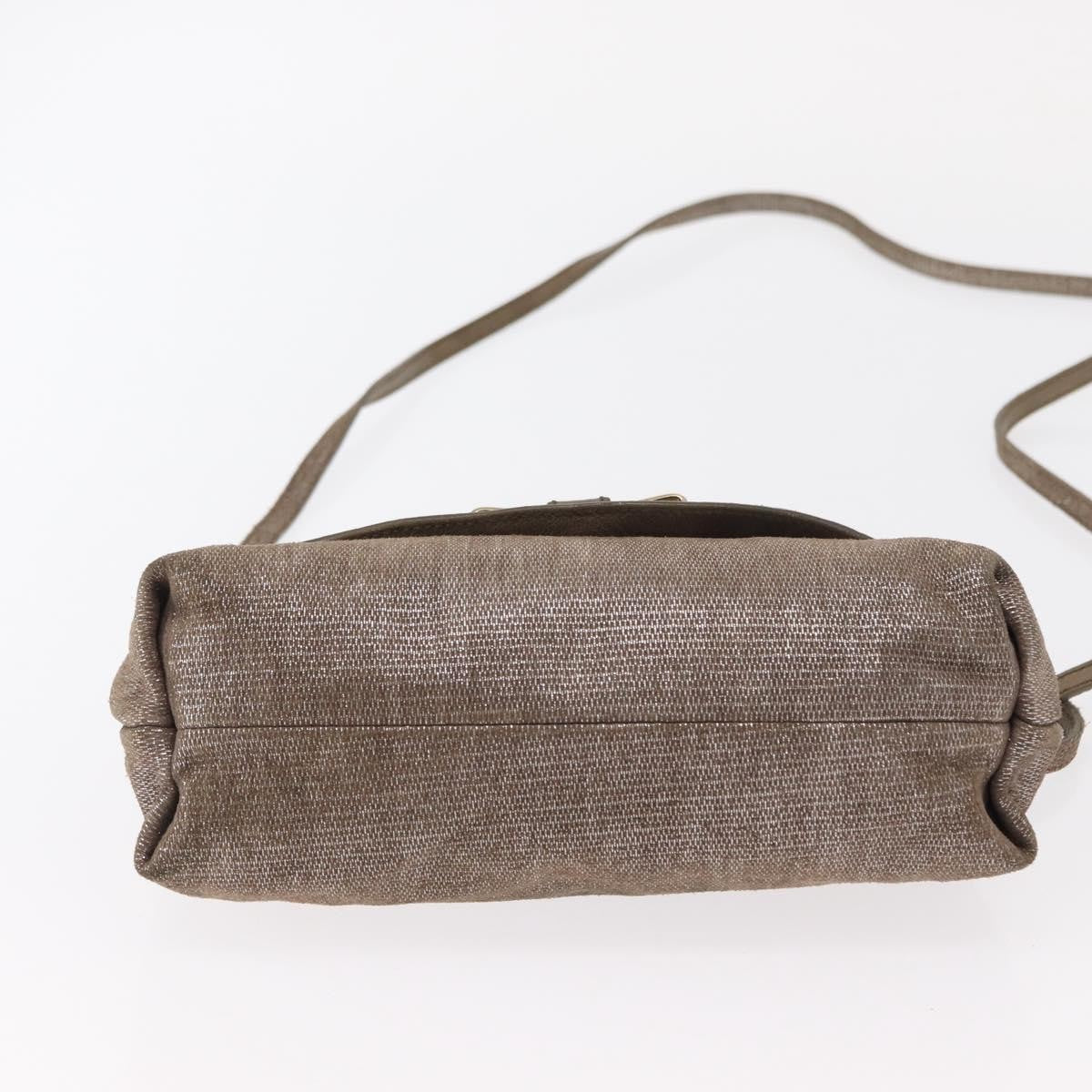Chloe Lily Canvas, Silver, Canvas, Handbag