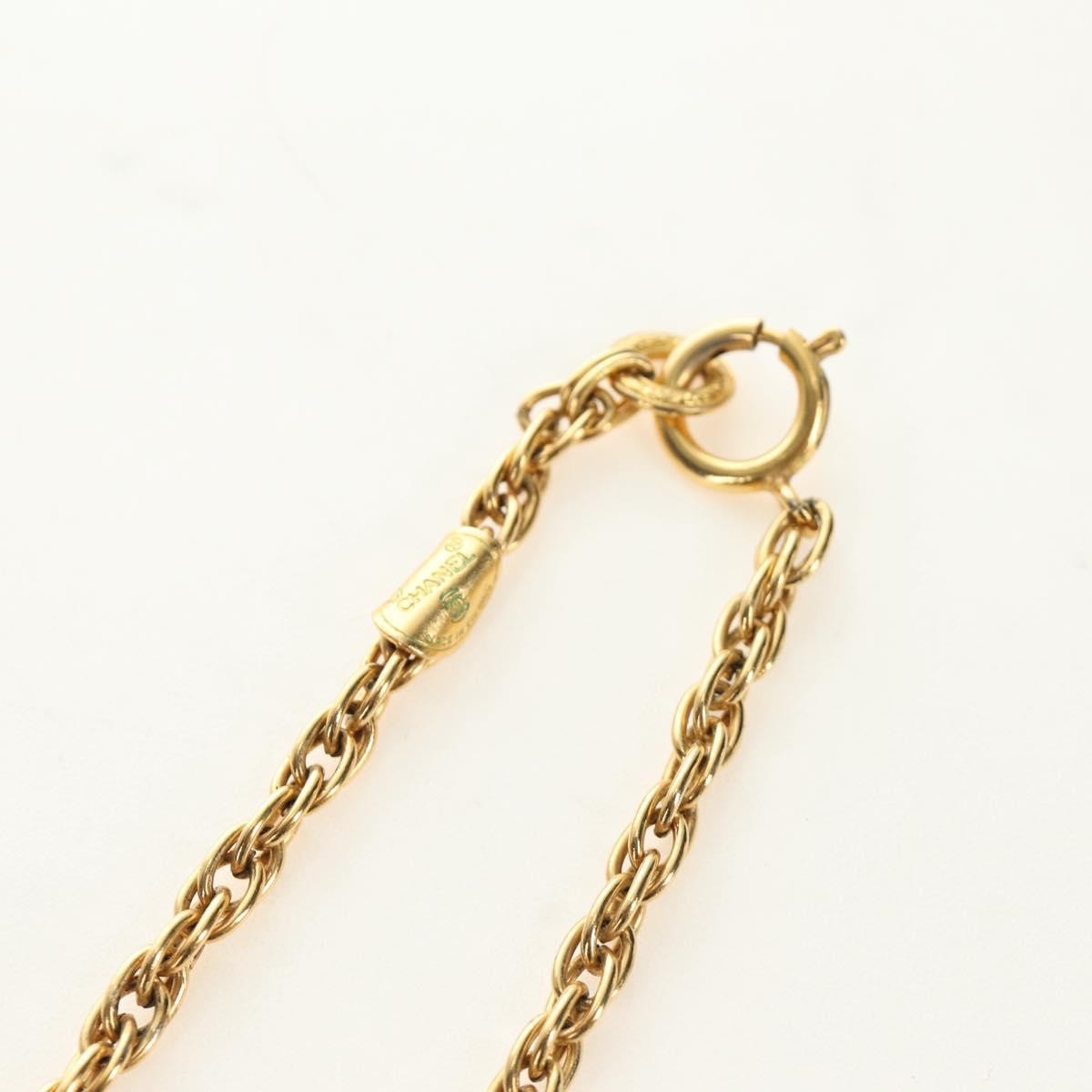 Chanel CC Pendant Metal with Crystals, Gold, Metal, Necklace