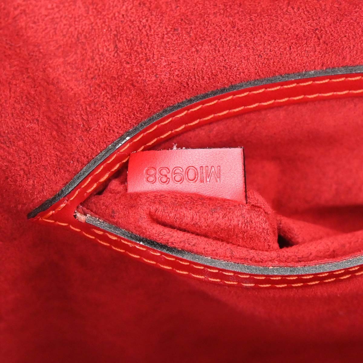 Louis Vuitton Alma Epi Leather, Red, Leather, Handbag
