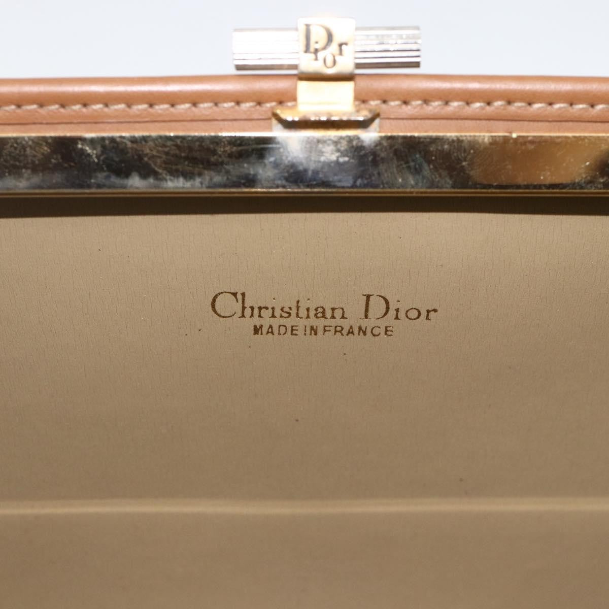 Christian Dior Vintage honeycomb clutch Canvas, Beige, Canvas, Clutch