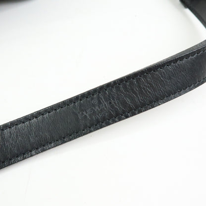 Louis Vuitton Petit Noe Epi Leather, Black, Leather, Handbag