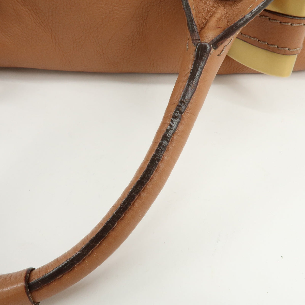 Chloe Paddington Leather, Brown, Leather, Tote Bag