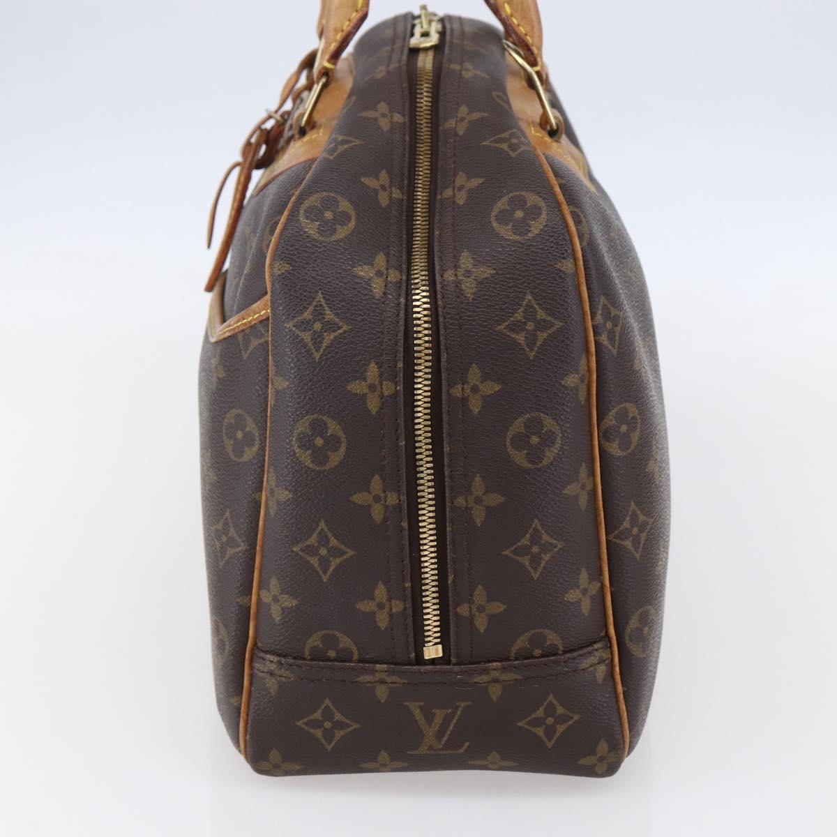 Louis Vuitton Deauville Handbag Monogram Canvas, BROWN, CANVAS, Handbag